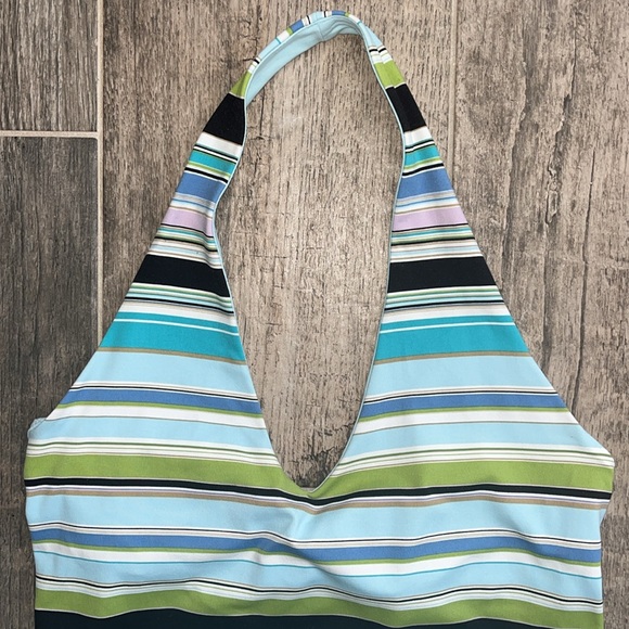The Limited Y2K Striped Halter Top - Picture 2 of 7